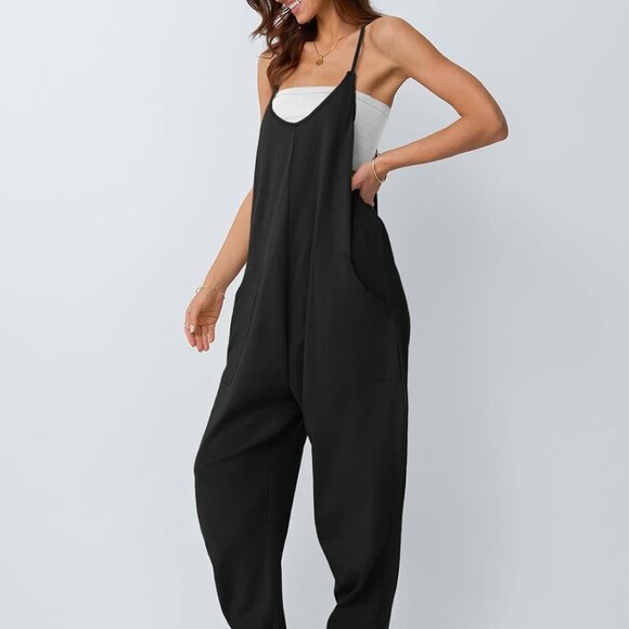 Jumpsuits for Women Casual Summer Outfits Rompers Comfy Beach Vacation Trendy Ov - Picture 3 of 5
